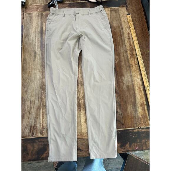 Jack Archer Men's Beige Jetsetter Slim Fit Tech Chino Pants Size 32 - Picture 4 of 9